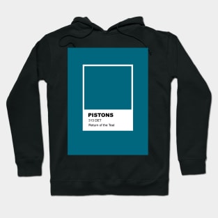 313 Teal Pantone Hoodie